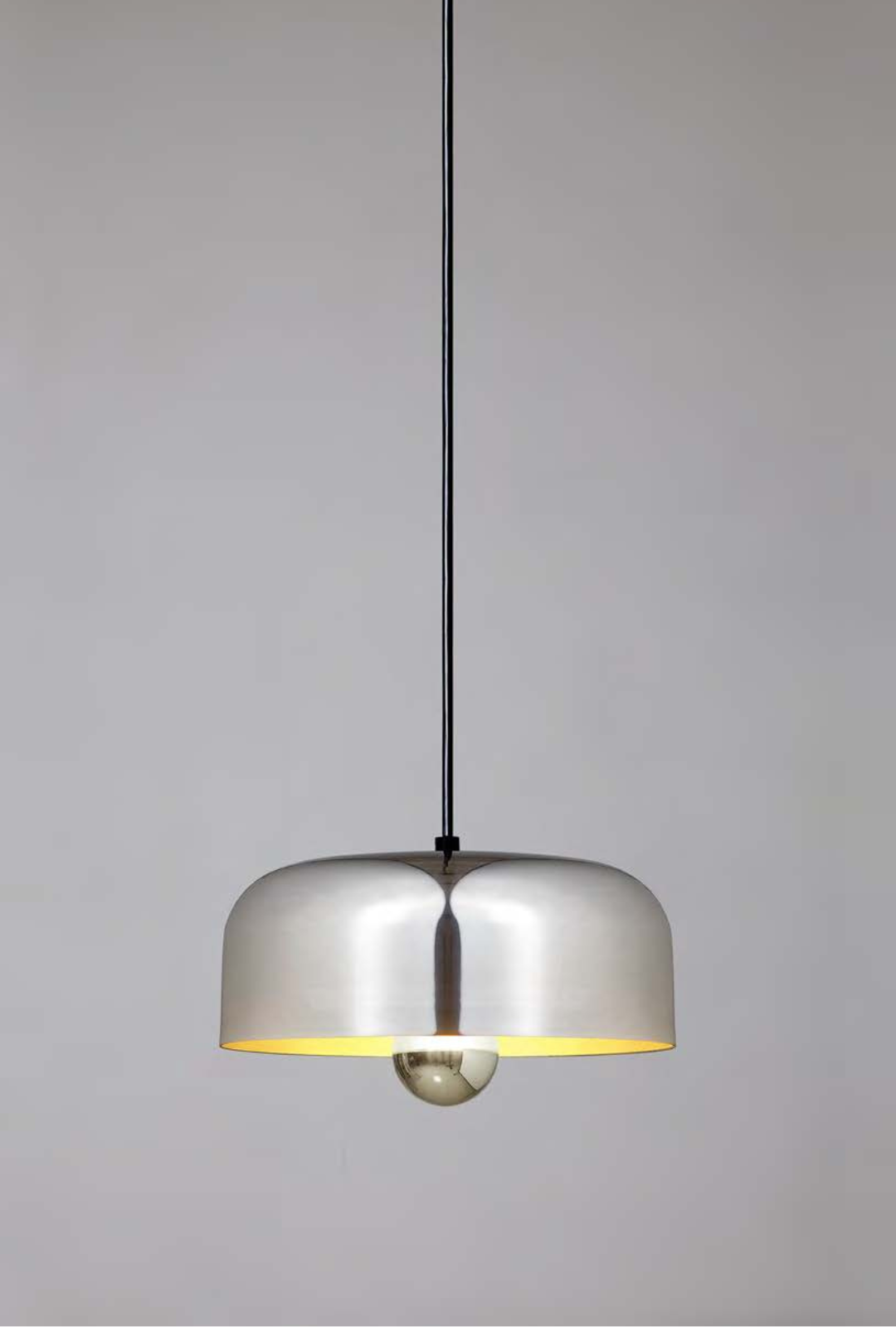 Born Polished Aluminium Hanging Lamp