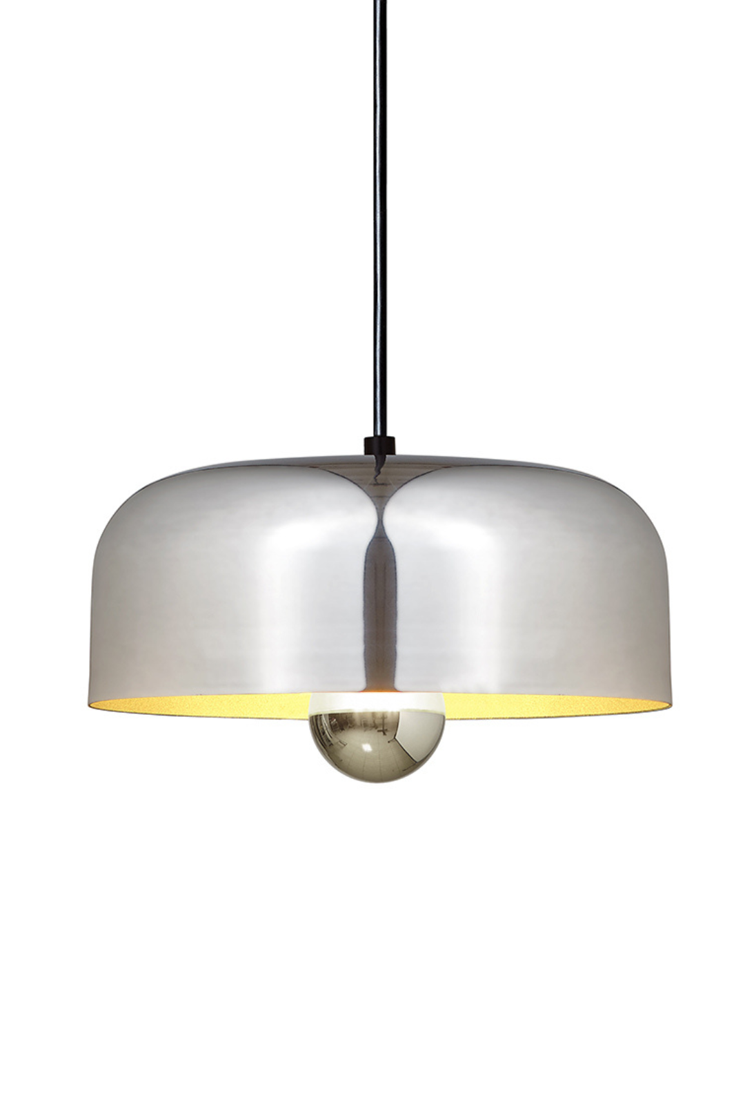 Born Polished Aluminium Hanging Lamp